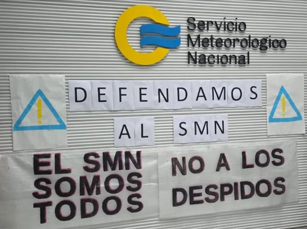 El Gobierno oficializó 140 despidos en el Servicio Meteorológico Nacional