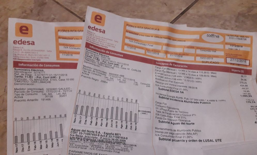 Aprueban un nuevo aumento de la tarifa eléctrica de ESED en Salta