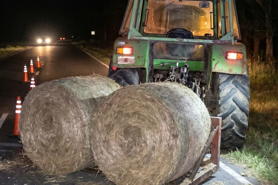 Un jubilado murió decapitado tras chocar contra un tractor que tenía la luces tapadas