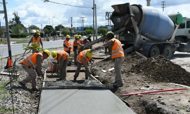La nueva ciclovía de zona sur ya supera el 68% de avance