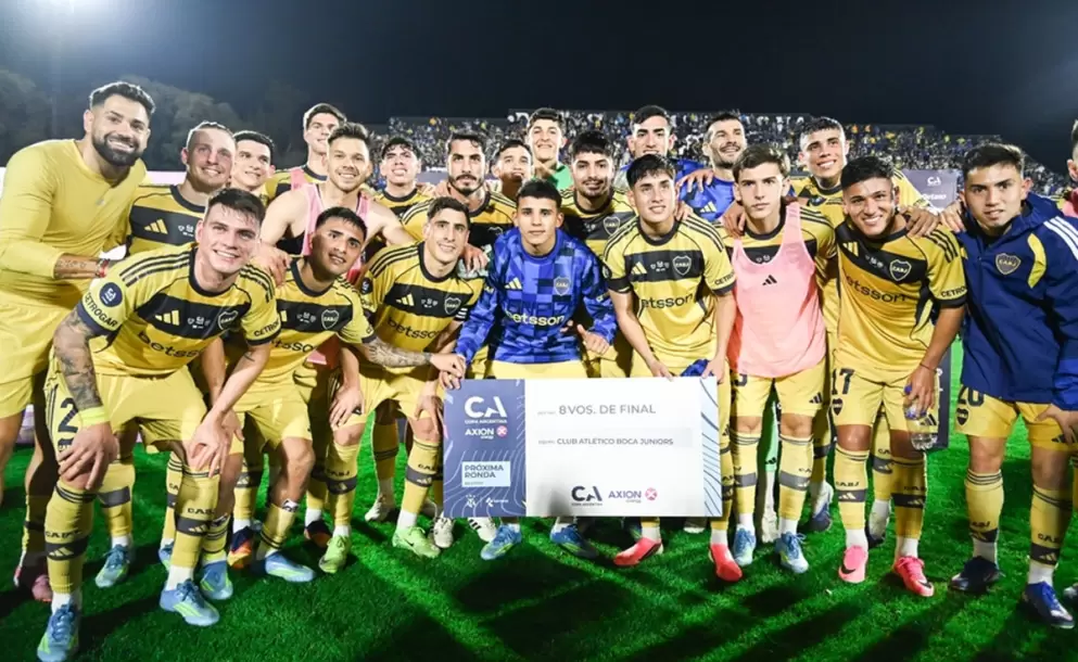 Boca venció 2-0 a Sarmiento de Junín y avanzó a los octavos de la Copa Argentina en el debut de Arruabarrena
