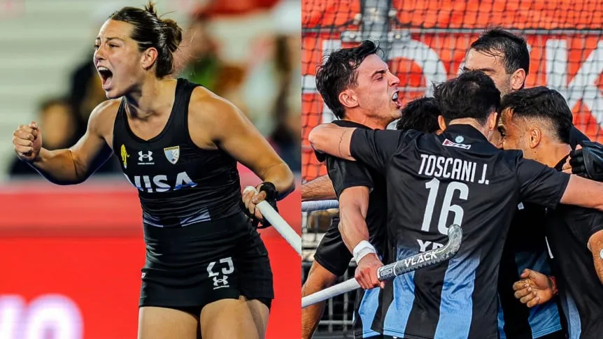 Las Leonas clasificaron a semifinales y Los Leones le ganaron a Inglaterra en el Mundial 2026