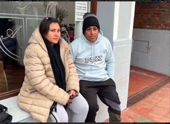 Los padres de la joven victima