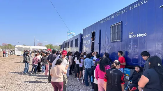El Tren 25 de Mayo llega a Pichanal con una amplia agenda de servicios gratuitos