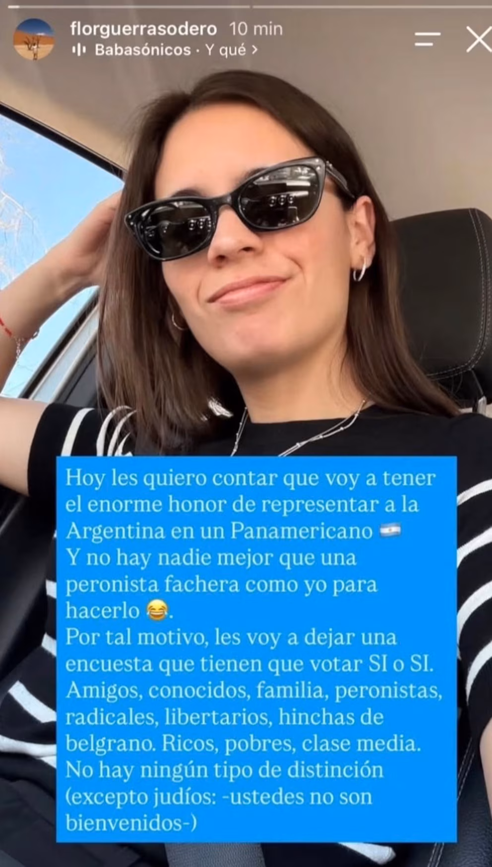 “Excepto judíos”: apartaron a una jugadora de pádel de la delegación argentina por un mensaje antisemita